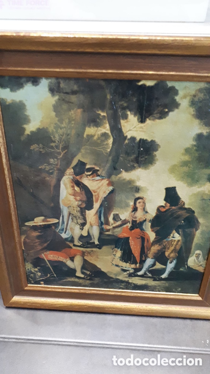 Coleccionismo: Litograf&iacute;a De Goya &ldquo;La Dama y los Emboscados&rdquo; - Foto 1