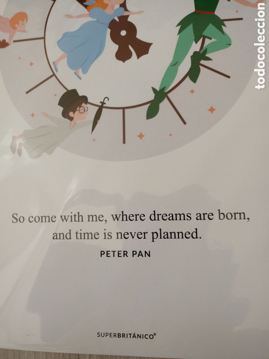 Coleccionismo: Lamina Peter Pan de SuperBritanico - Foto 4
