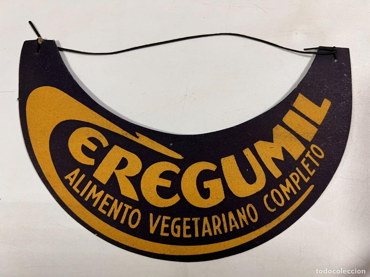 Coleccionismo: VISERA PUBLICITARIA CEREGUMIL. ALIMENTO VEGETARIANO COMPLETO. MEDIDAS APROX.: 19 X 12 CM