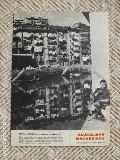 Colecionismo: ONDARROA VIZCAYA POR EL FOTOGRAFO MULLER LAMINA PUBLICITARIA 15 X 21,5 CMTS