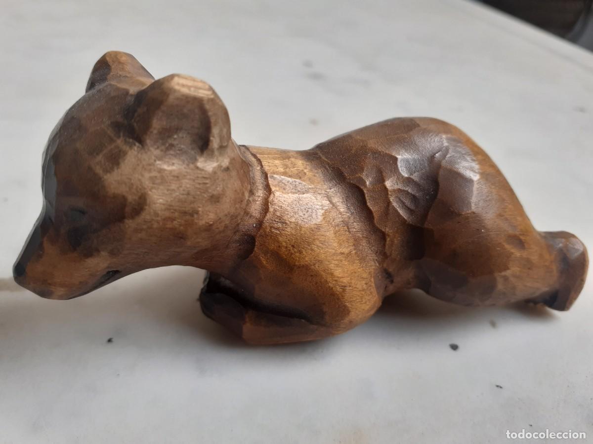 Coleccionismo: Netsuke Oso madera - Foto 1