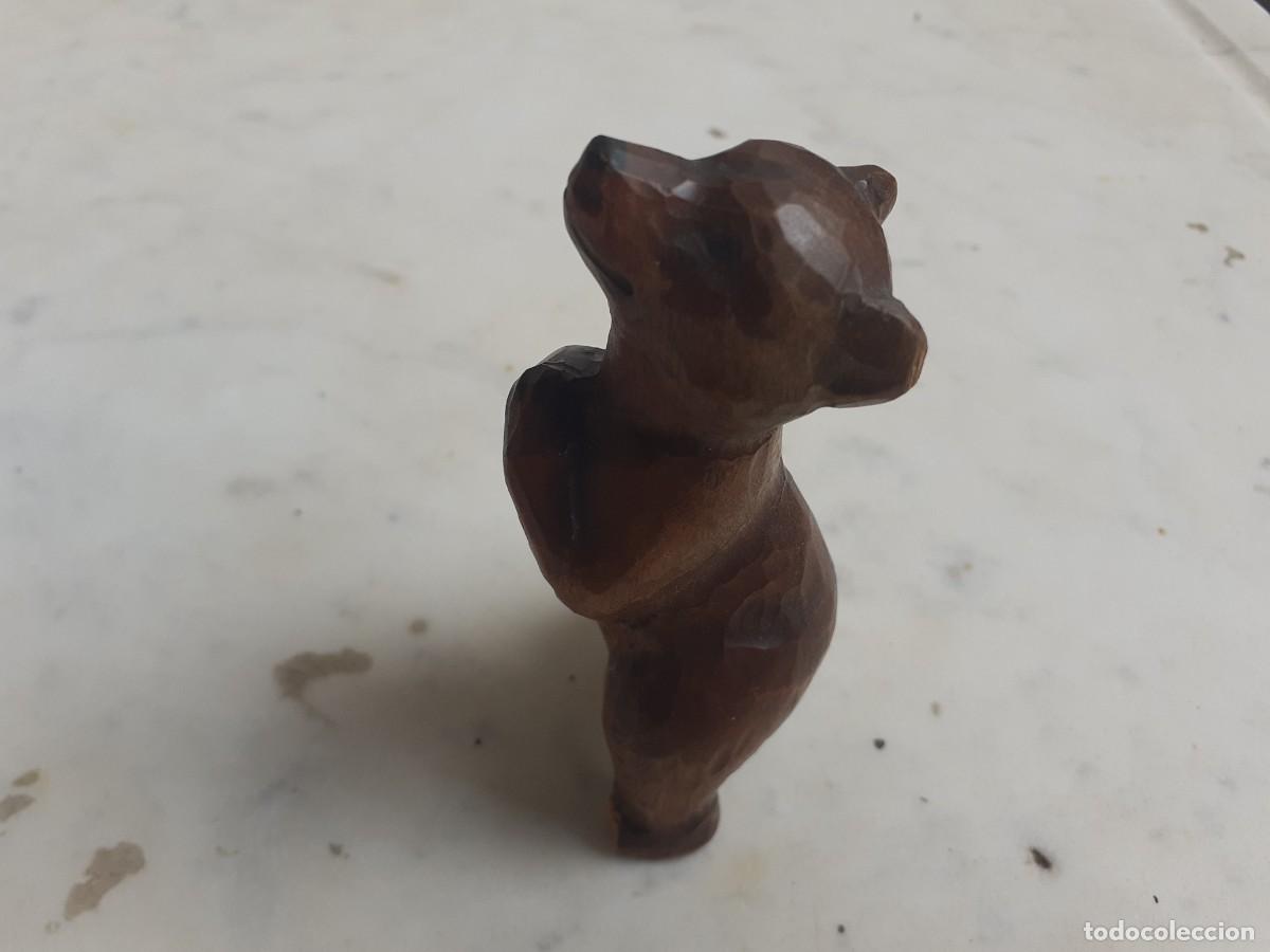 Coleccionismo: Netsuke Oso madera - Foto 2