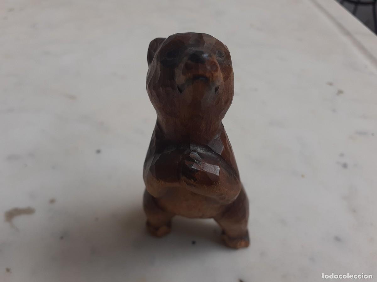 Coleccionismo: Netsuke Oso madera - Foto 3