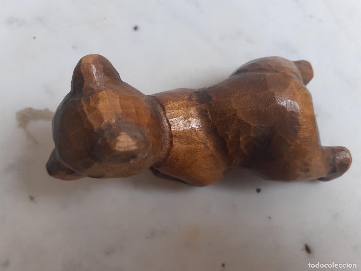 Coleccionismo: Netsuke Oso madera - Foto 5