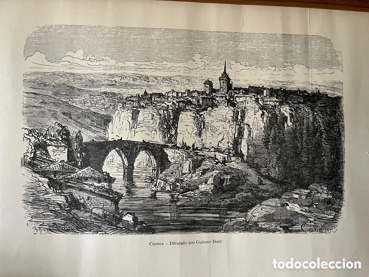 Coleccionismo: Vista de Cuenca, Gustavo Dor&eacute; - Foto 2