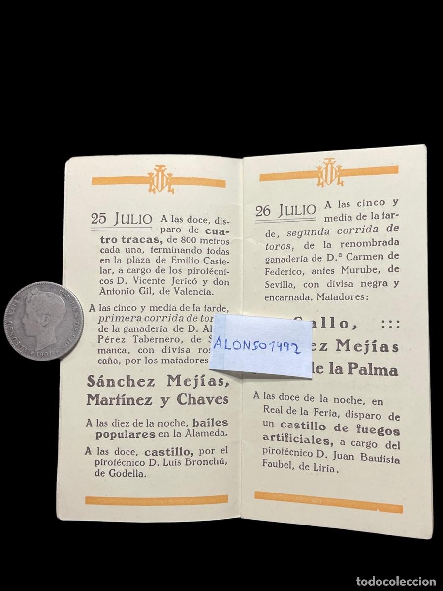 Coleccionismo: Programa Oficial - Gran Feria de Valencia 1926 - Foto 3