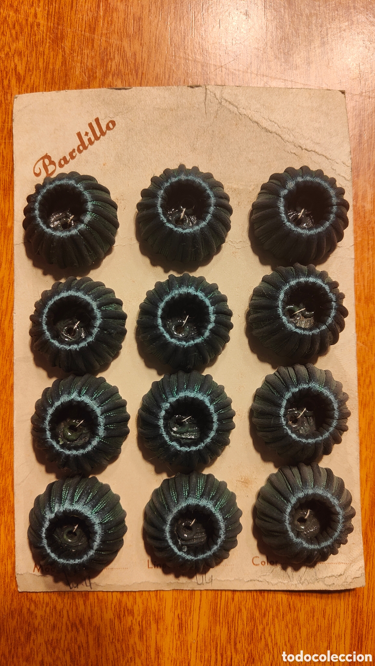 Botones artesanos tipo seda