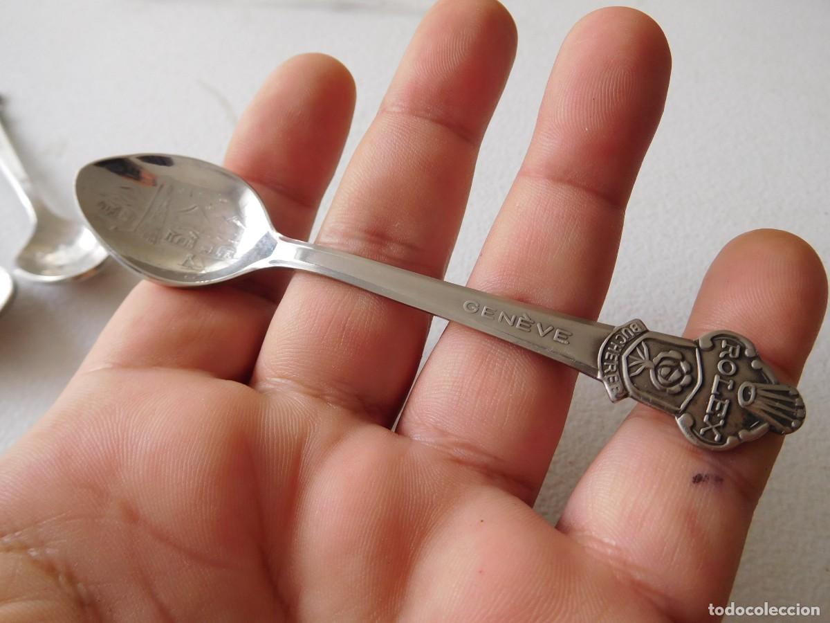 Coleccionismo: Cucharita de propaganda Rolex - Foto 1