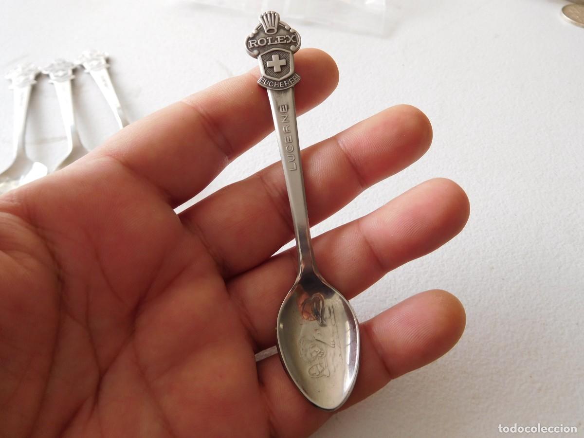 Coleccionismo: Cucharita de propaganda Rolex - Foto 1