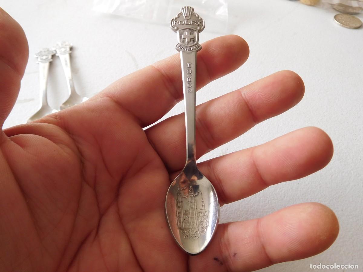 Coleccionismo: Cucharita de propaganda Rolex - Foto 1