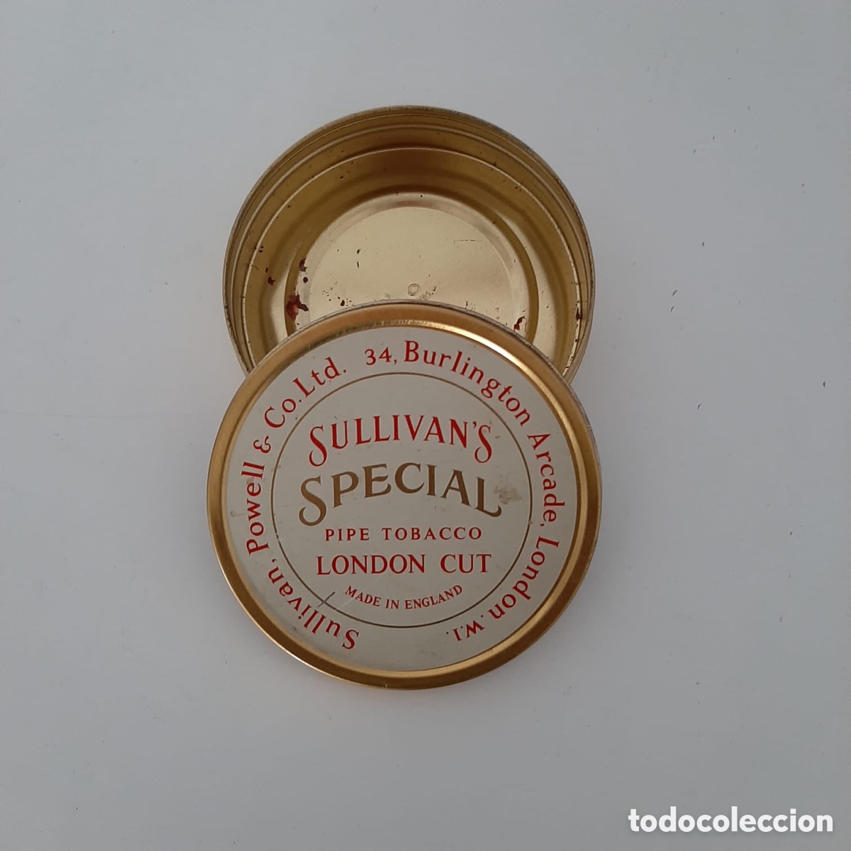 Coleccionismo: Caja de metal tabaco - Foto 2