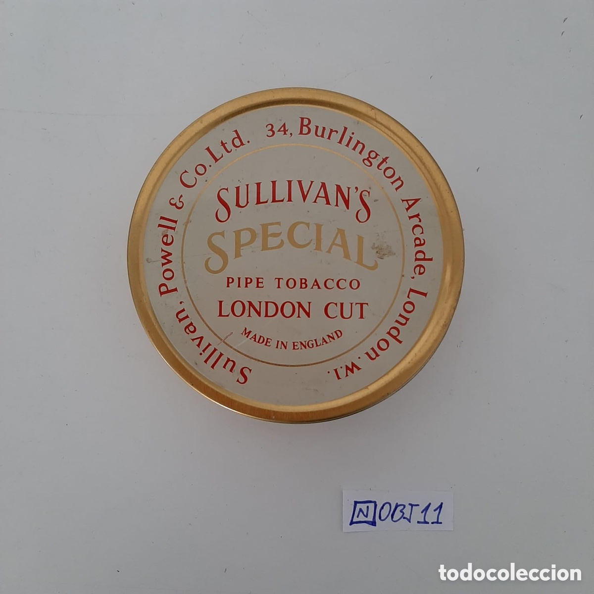 Collectionnisme: Caja de metal tabaco