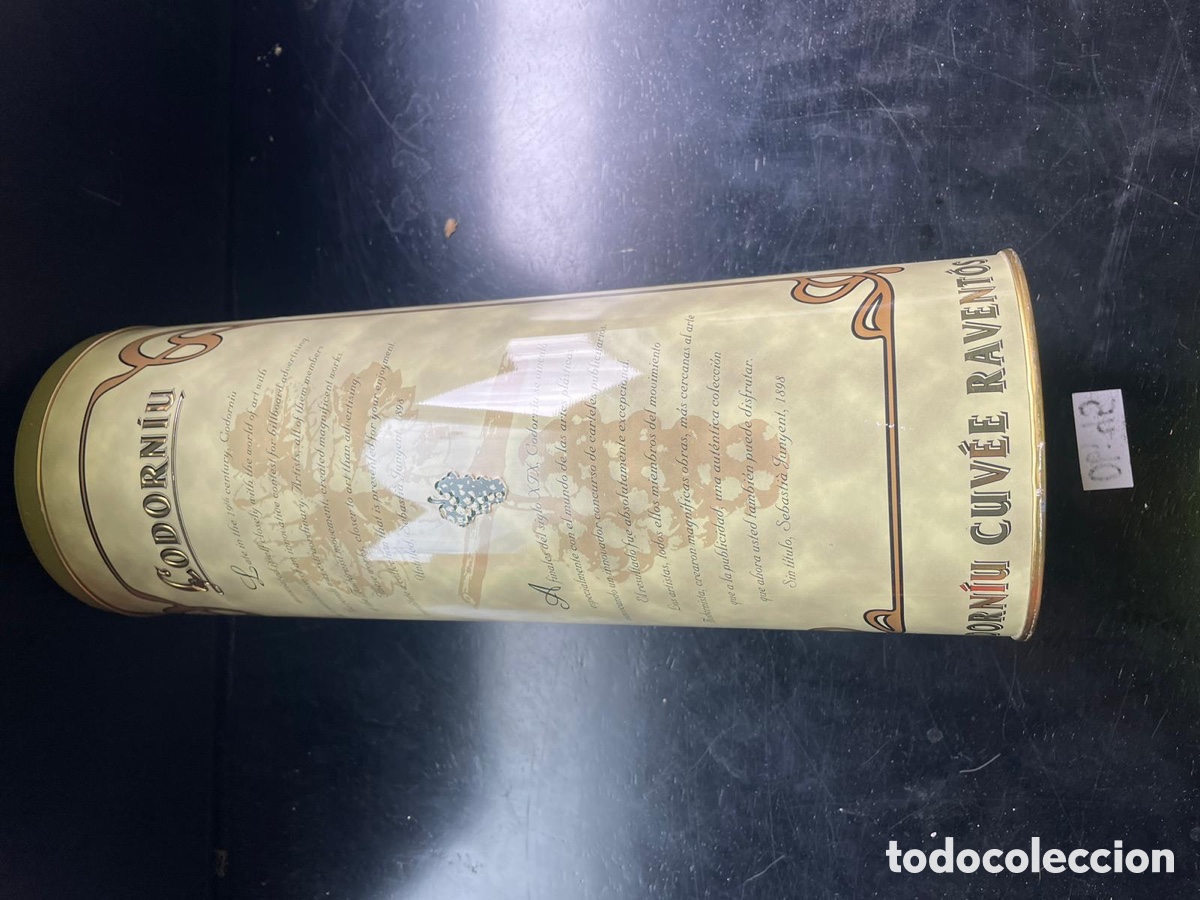 Coleccionismo: Caja vac&iacute;a codorniu lata - Foto 3