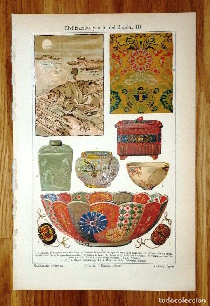 Colecionismo: L&Aacute;MINA. CIVILIZACI&Oacute;N Y ARTE DEL JAP&Oacute;N. III. - Espasa-Calpe, 1926