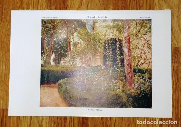 Coleccionismo: L&Aacute;MINA. EL JARD&Iacute;N FAVORITO / por Eliseo Meifr&eacute;n. - Espasa-Calpe, 1926