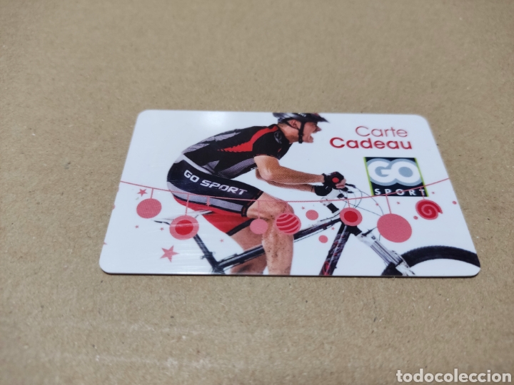 Coleccionismo: Tarjeta compra go sport ciclismo