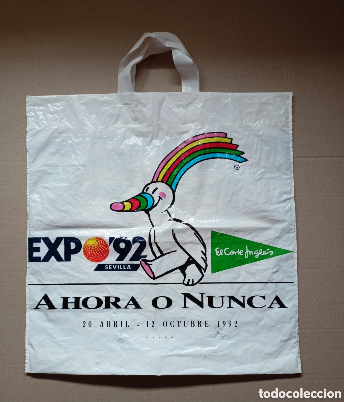 Coleccionismo: Bolsa el corte ingl&eacute;s de curro Expo 92 - Foto 1