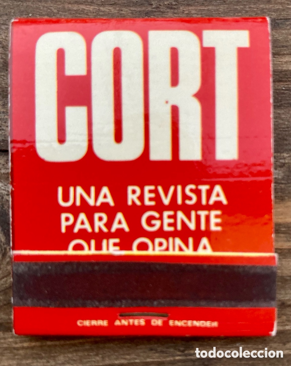 Coleccionismo: Carterita cerillas revista Cort. Palma, Mallorca. A&ntilde;os 70
