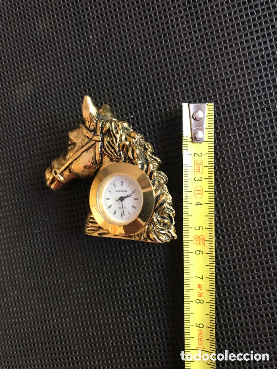 Coleccionismo: Reloj bronce caballo - Foto 6