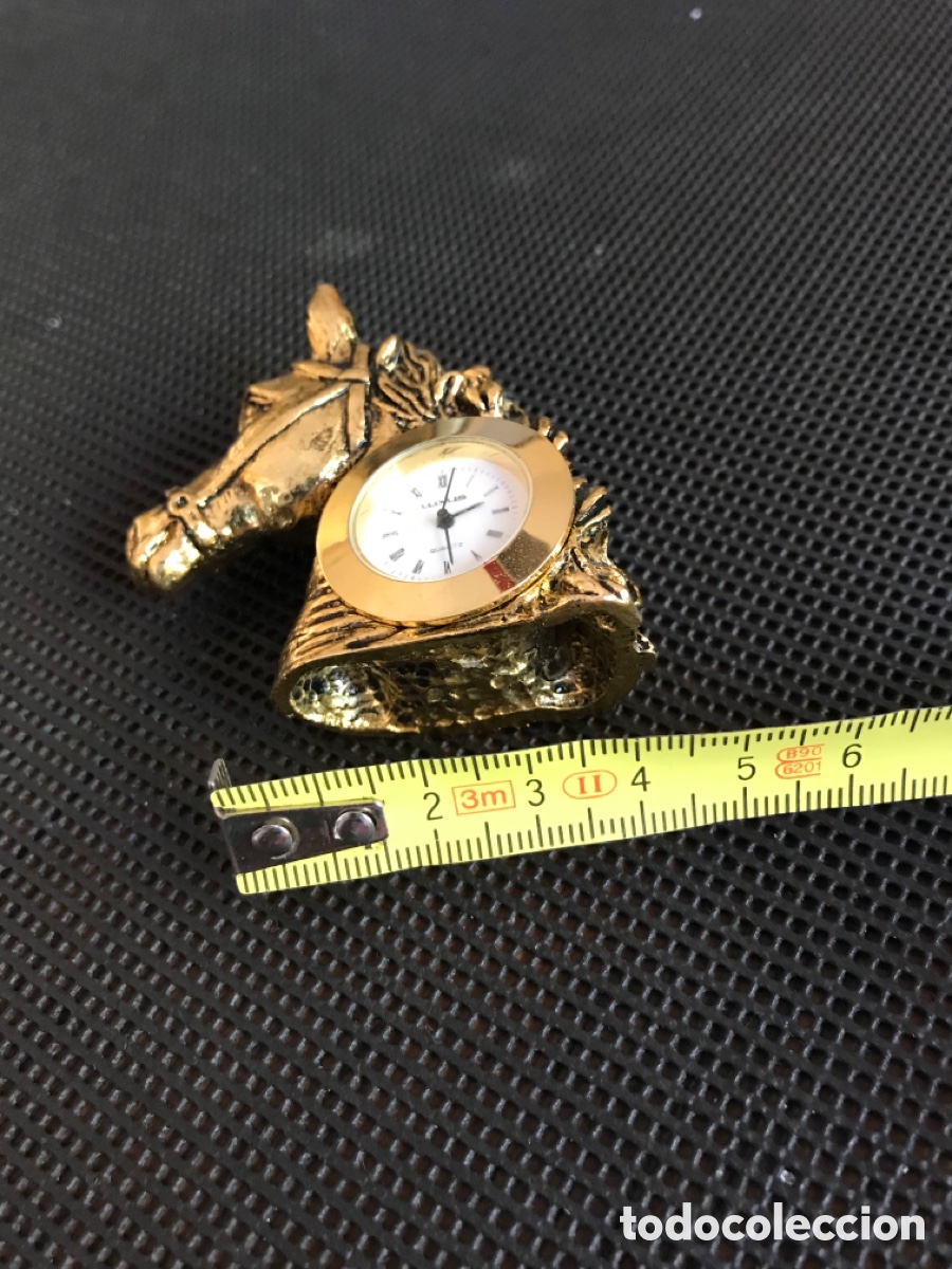 Coleccionismo: Reloj bronce caballo - Foto 7