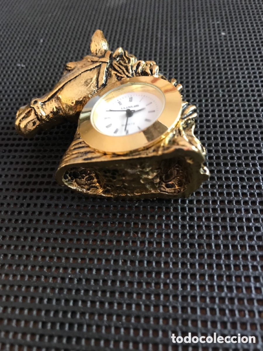 Coleccionismo: Reloj bronce caballo - Foto 8
