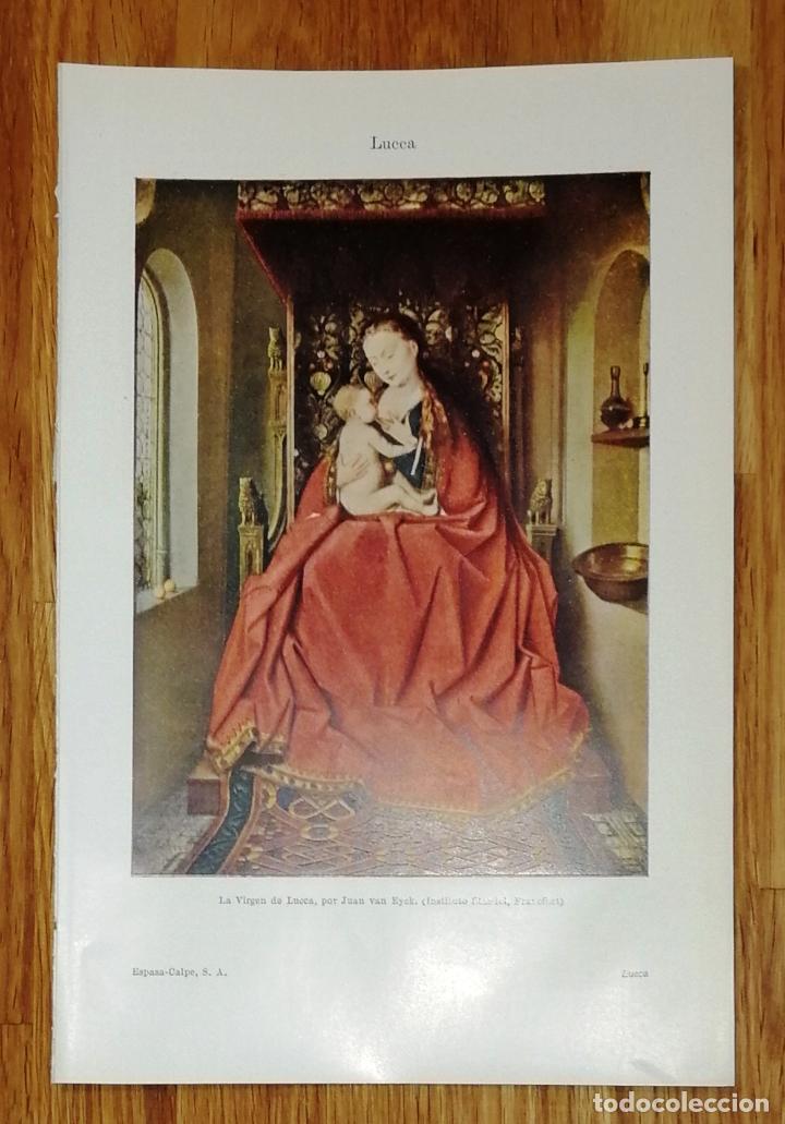 Coleccionismo: L&Aacute;MINA. LUCCA : La Virgen de Lucca / por Juan van Eyck. Espasa-Calpe, 1922