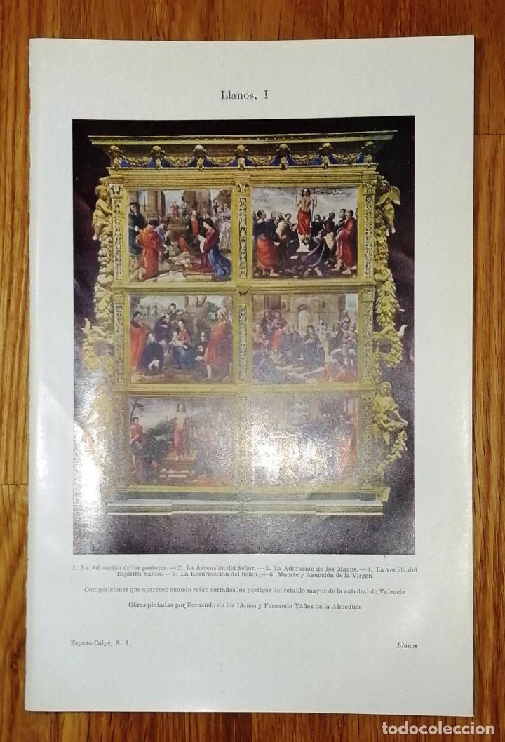 Collezionismo: L&Aacute;MINA. LLANOS, I: La adoraci&oacute;n de los pastores;... / Fernando de los Llanos... - Espasa-Calpe, 1922