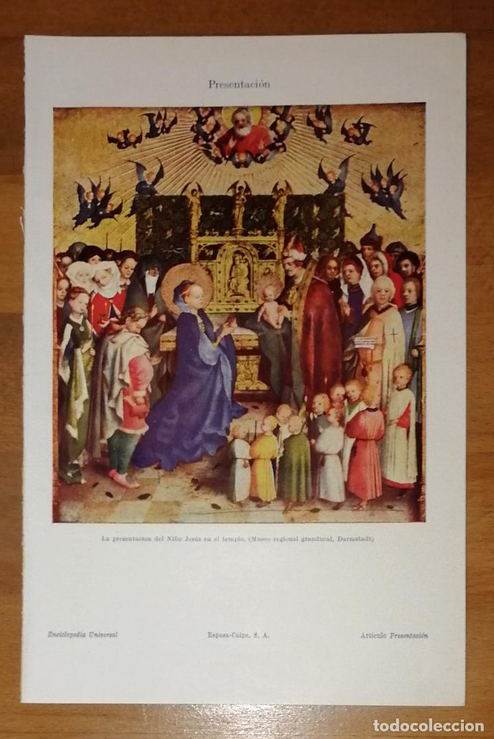Coleccionismo: L&Aacute;MINA. PRESENTACI&Oacute;N : La presentaci&oacute;n del Ni&ntilde;o Jes&uacute;s en el templo. - Espasa-Calpe, 1922