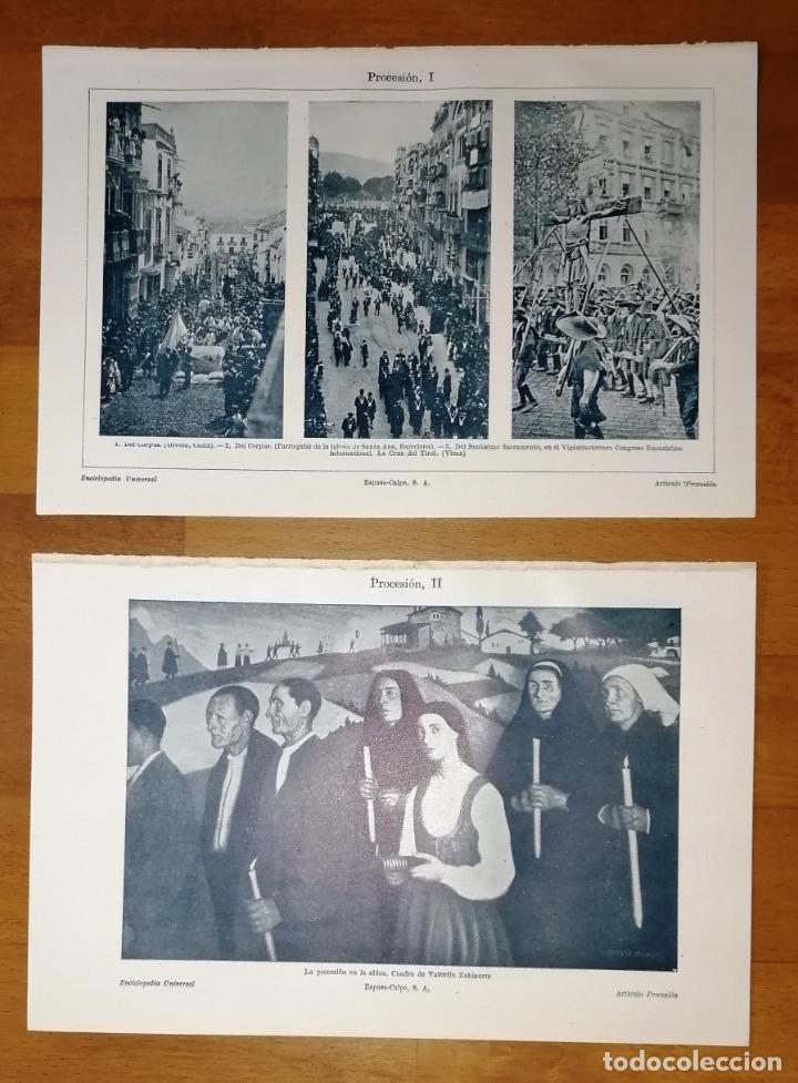 Collezionismo: L&Aacute;MINA. PROCESI&Oacute;N I, II.- Espasa-Calpe, 1922