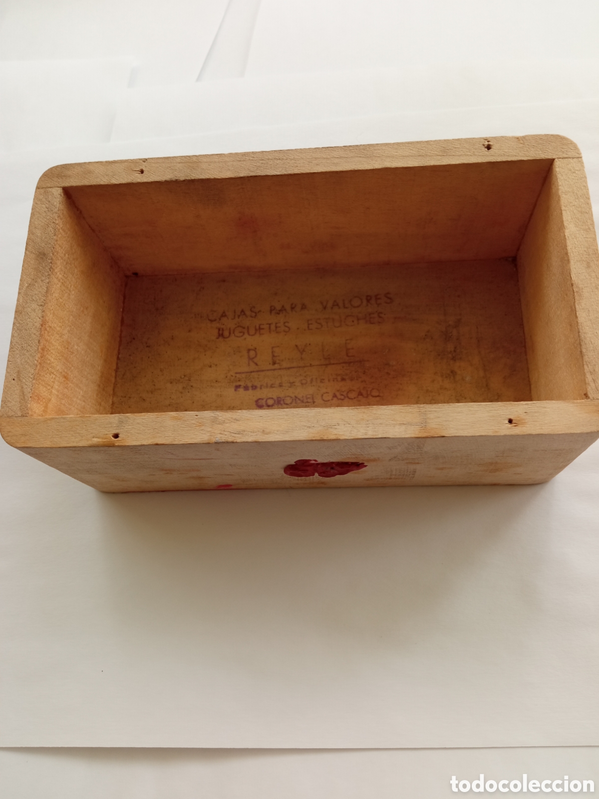 Coleccionismo: Cajita de Madera. &rdquo;CAJAS PARA VALORES, JUGUETES-ESTUCHES, REYLE, CORDOBA.