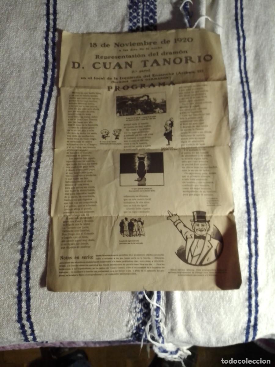 Colecionismo: Don Cuan Tanorio. Cartel