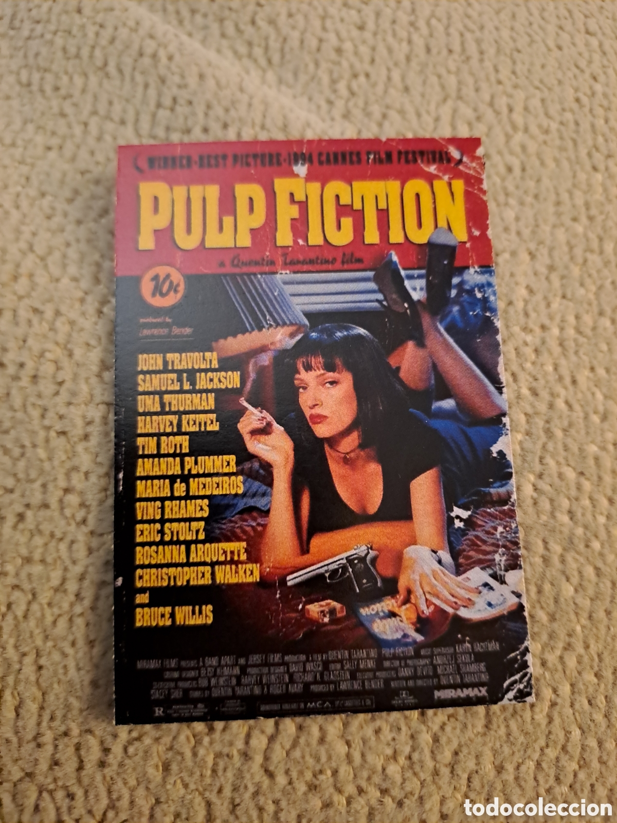 Coleccionismo: PRECIOSO NEVERA IMAN CARTEL PULP FICTION 5x7.5