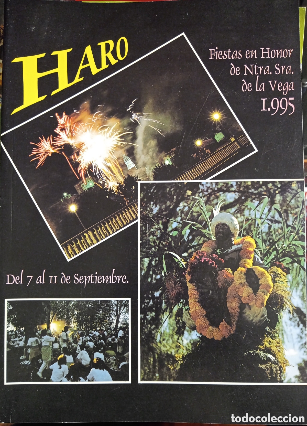 Coleccionismo: PROGRAMA FIESTAS VIRGEN DE LA VEGA DE HARO. 1995