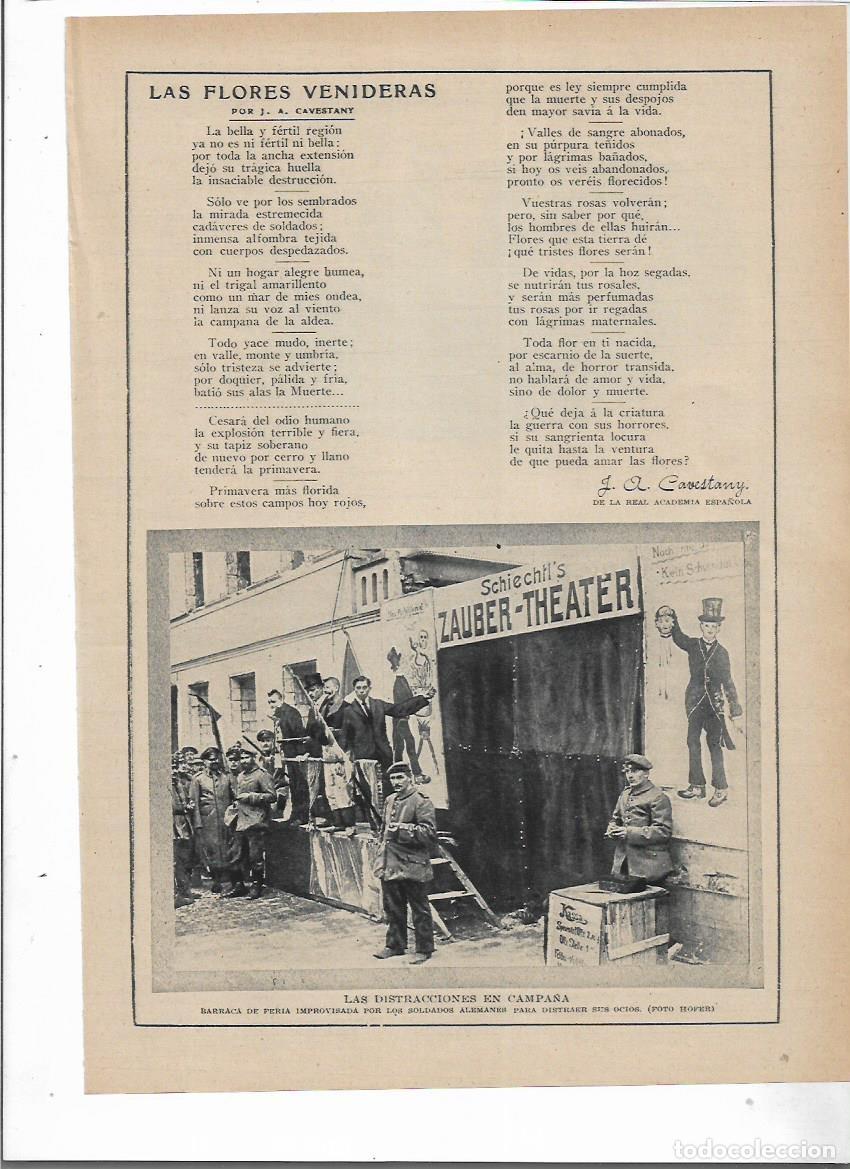 Collectionnisme: A&Ntilde;O 1915 PRIMERA GUERRA MUNDIAL ZAUBER THEATER TEATRO BARRACA FERIA DISTRACCION SOLDADOS ALEMANES