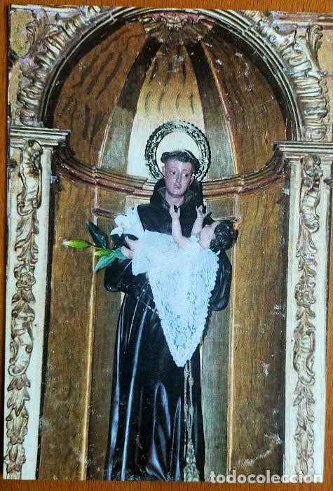 Coleccionismo: Estampa de San Antonio de Padua con Oraci&oacute;n al dorso de Colmenar Viejo (Madrid)