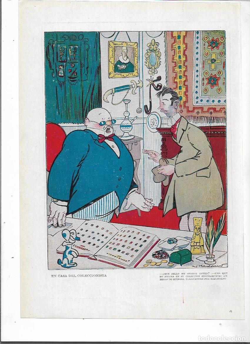 Collecting paper: A&Ntilde;O 1915 RECORTE PRENSA DIBUJO HUMOR CARICATURA ROBLEDANO LAMINA EN CASA DEL COLECCIONISTA