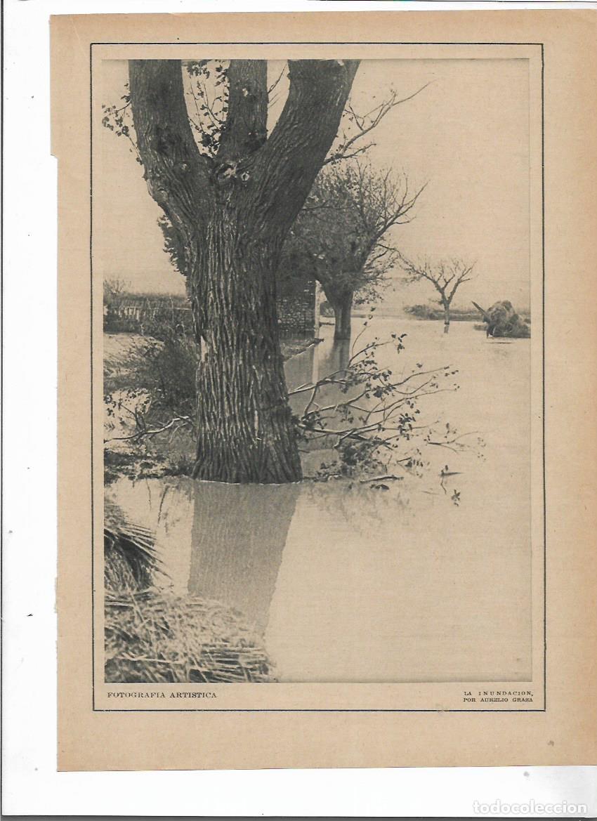 Collezionismo: A&Ntilde;O 1915 RECORTE PRENSA FOTOGRAFIA ARTISTICA LA INUNDACION POR AURELIO GRASA