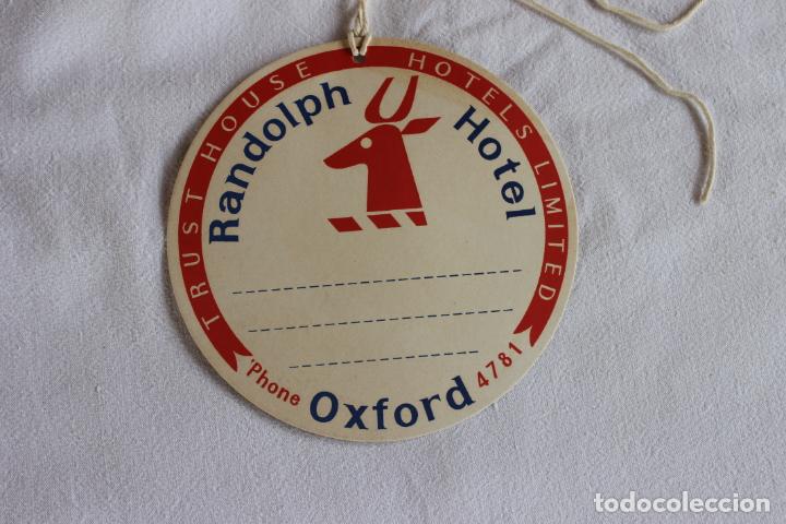 Coleccionismo: TARJETA RANDOLPH HOTEL OXFORD PHONE 4781