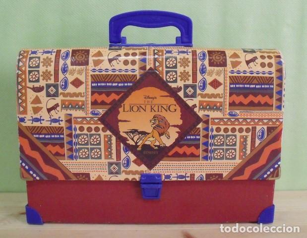 Coleccionismo: Carpeta Cartera Escolar El Rey Le&oacute;n - The Lion King - Disney - SAFTA - Bug Patrol