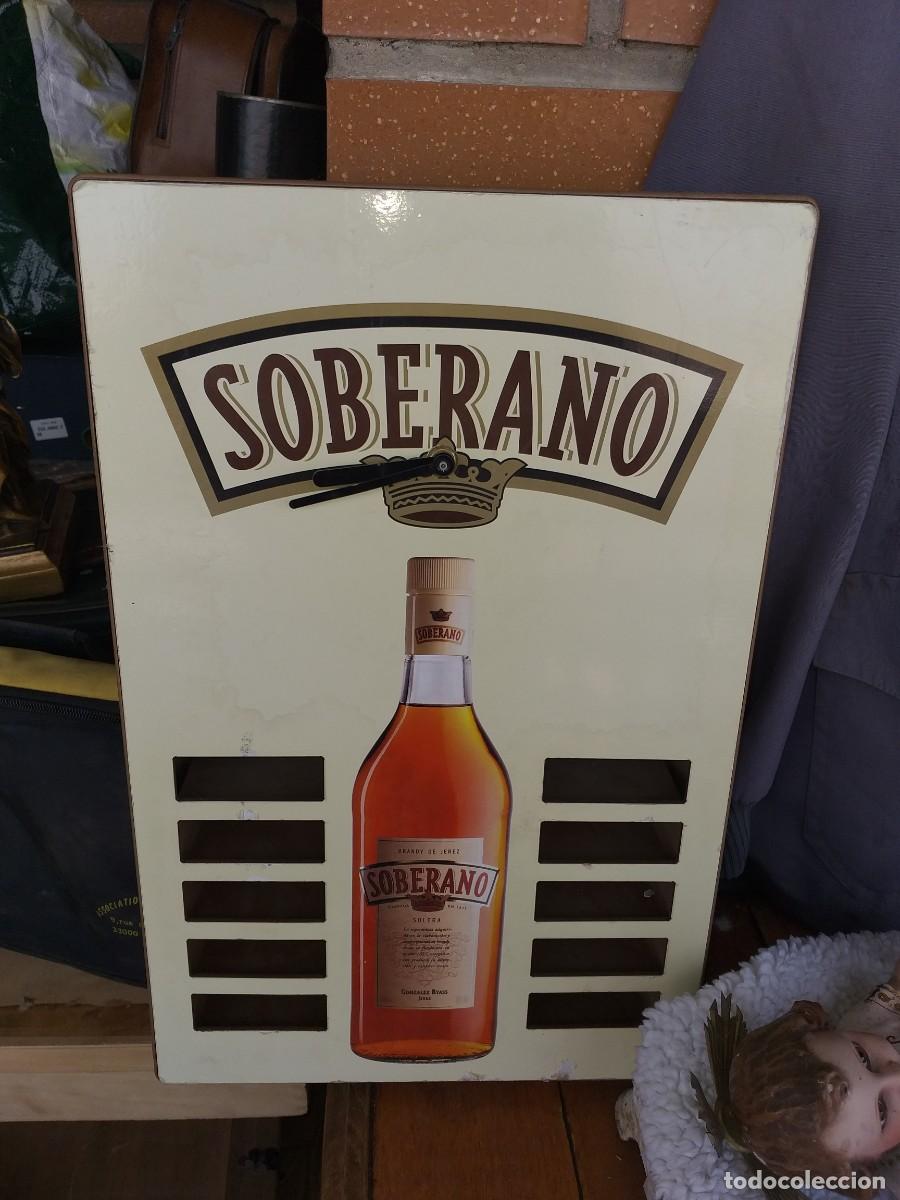 Coleccionismo: expositor con reloj de soberano para barajas - Foto 1