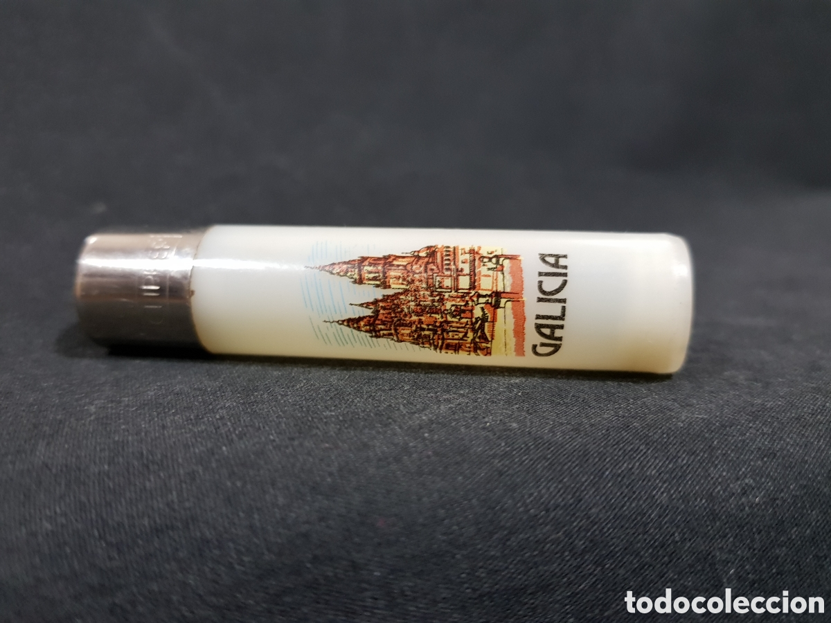 Coleccionismo: Mechero Clipper Recuerdo Galicia Catedral Santiago Compostela Encendedor