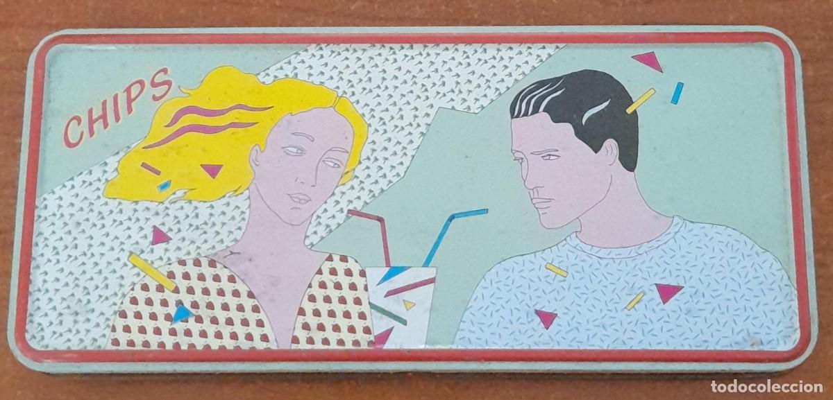 Coleccionismo: ESTUCHE ESCOLAR RECUERDO DE PRIMERA COMUNI&Oacute;N CHIPS PERFECTA
