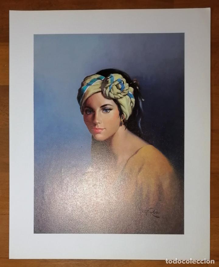 Coleccionismo: L&Aacute;MINA. Serie GABRIEL N&ordm; 857 : Mujer con tocado, pa&ntilde;uelo, turbante... / Vicente Rosso. - F-K-A, 1979