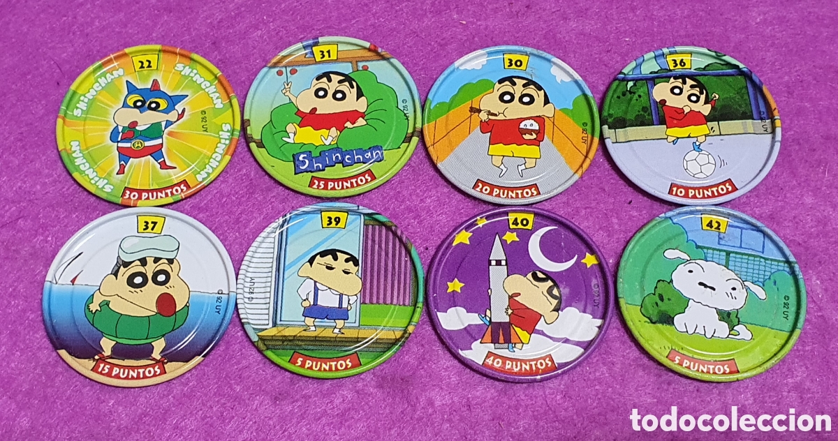 Coleccionismo: Tazos metal rappers shinchan bollycao, n&deg; 22-30-31-36-37-39-40-42