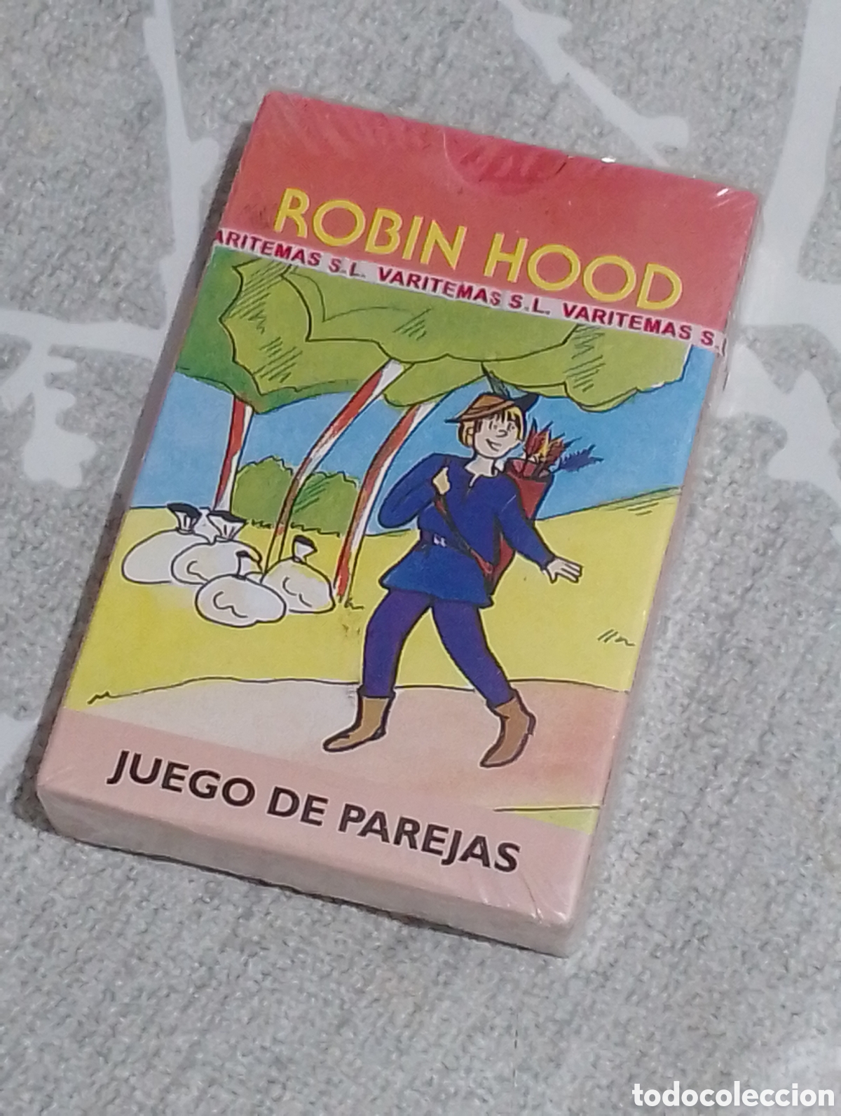 Coleccionismo: Baraja de cartas precintada Robin hood juego de parejas