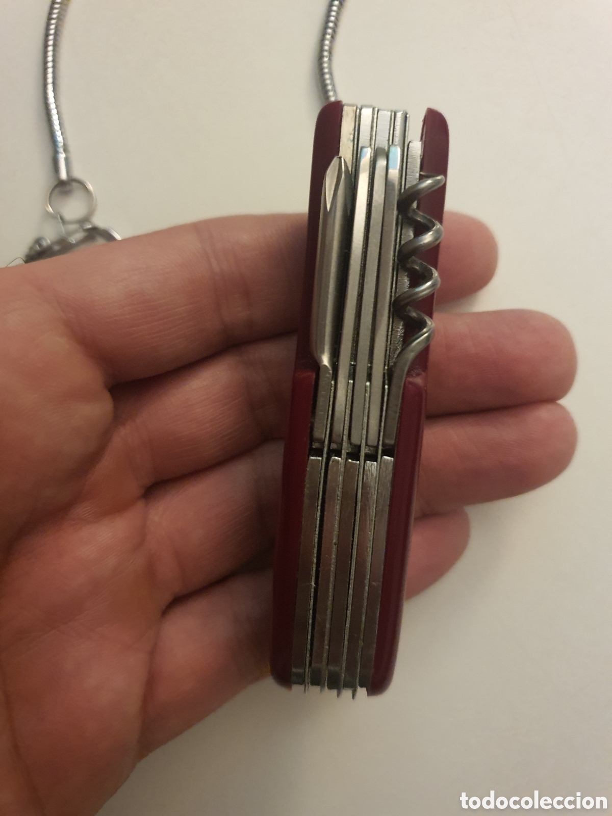 Coleccionismo: Navaja multiusos con cadena. - Foto 5