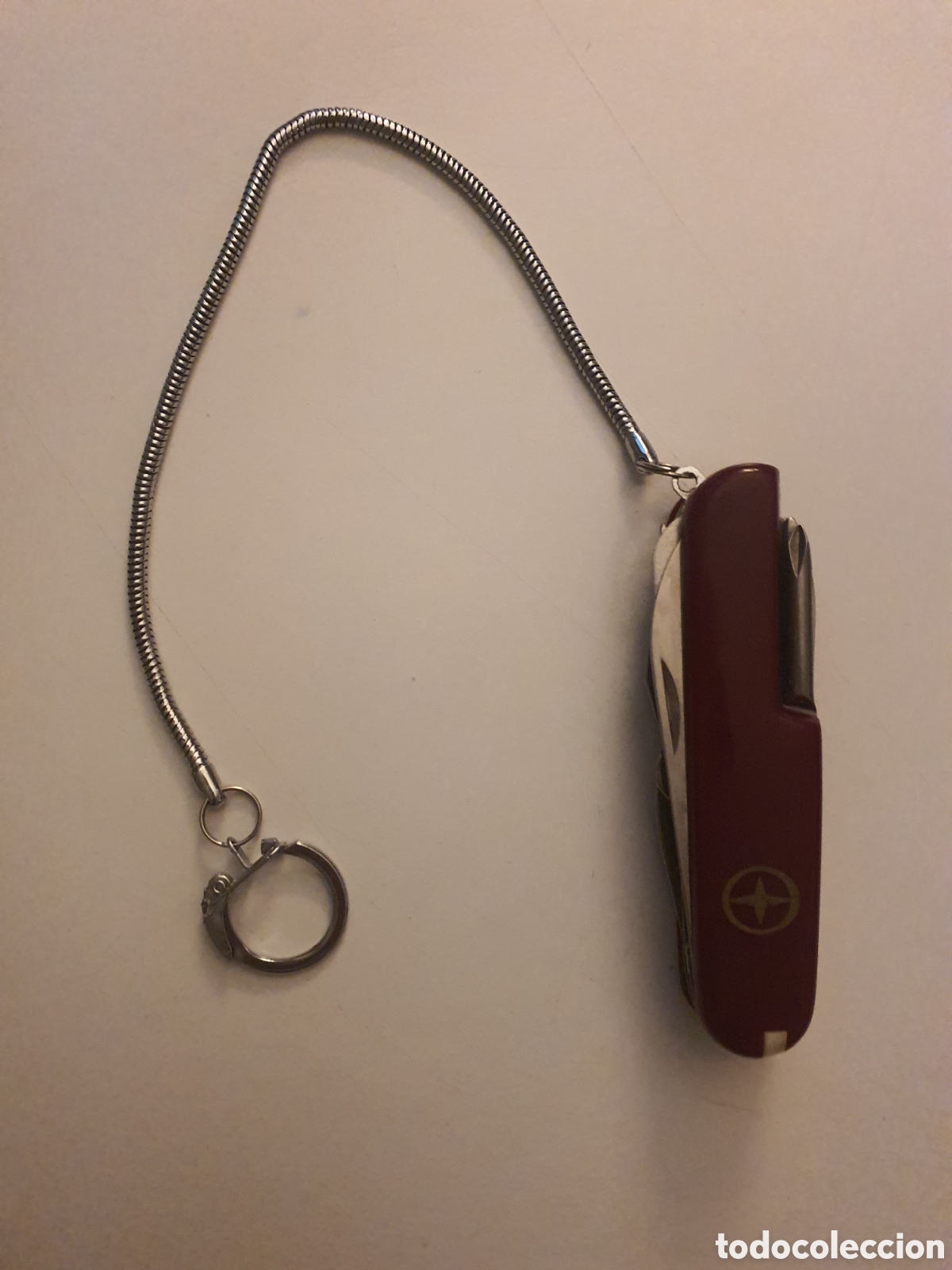 Coleccionismo: Navaja multiusos con cadena. - Foto 1
