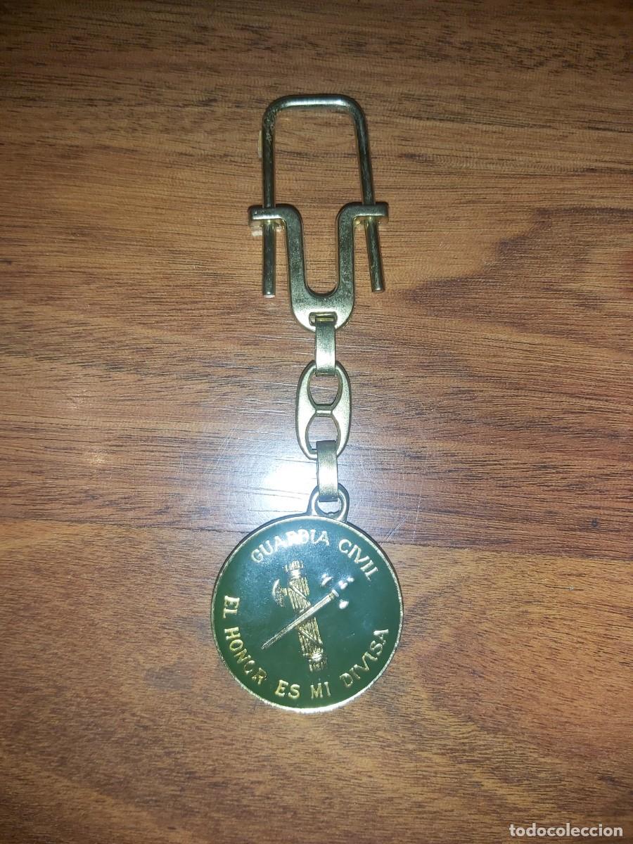 Coleccionismo: Llavero Guardia Civil. Benemerita Policia. Emblema Logo El honor es mi divisa. Vigen del Pilar
