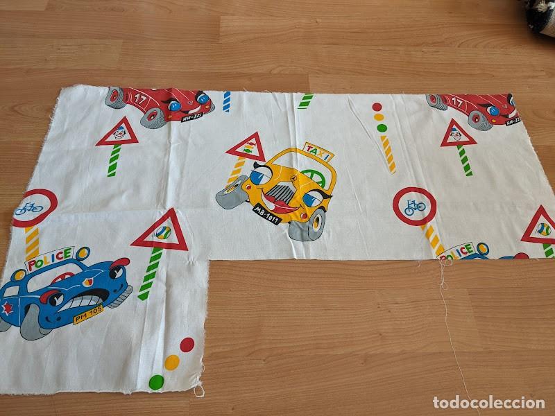 Coleccionismo: RETAL INFANTIL (87 x 35) + (25 x 18)
