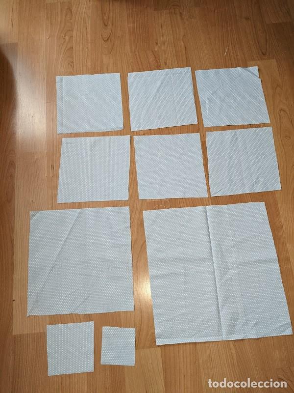Coleccionismo: RETALES PATCHWORK TONOS AZULES - Foto 3